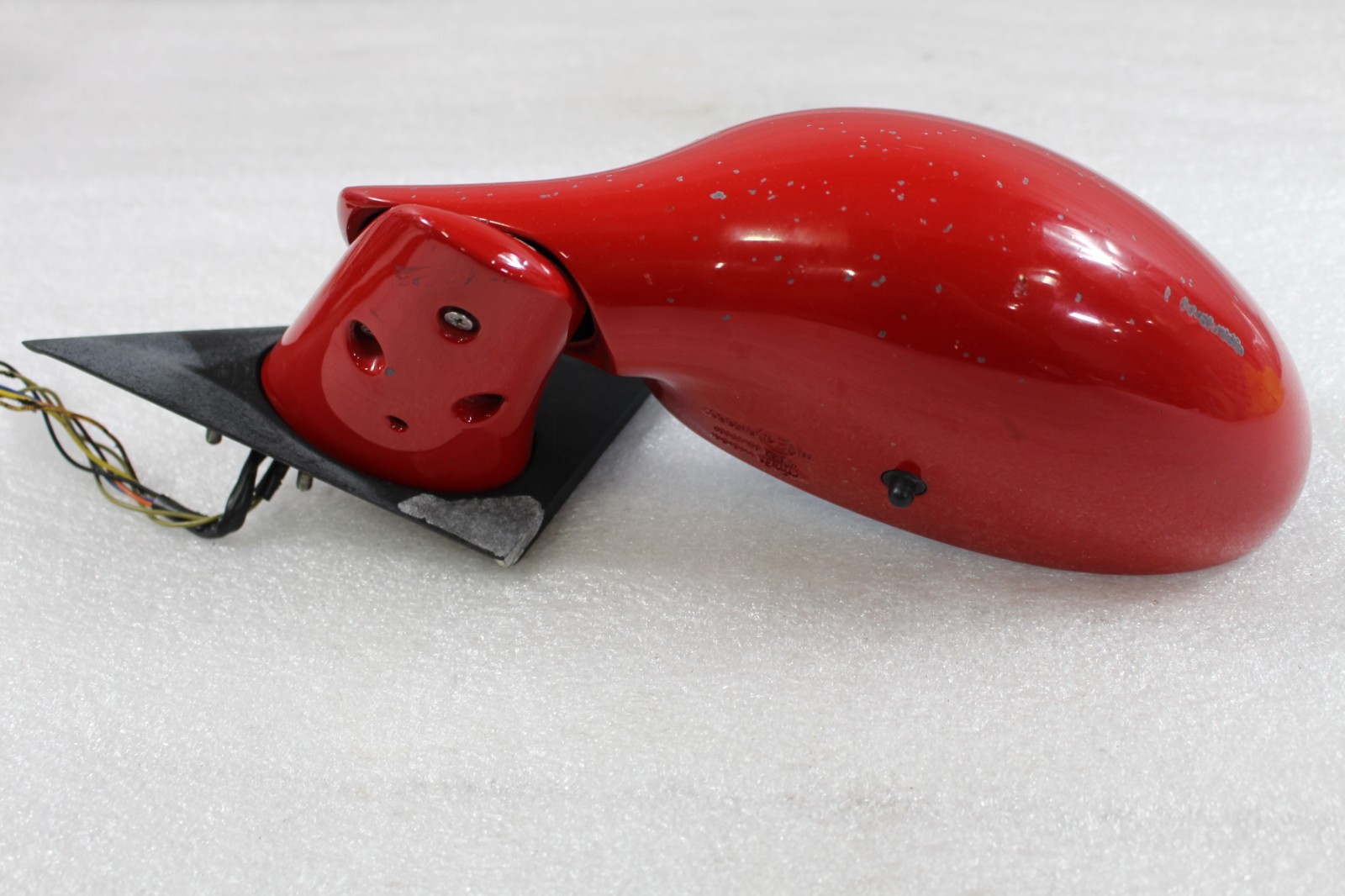 Ferrari 360, Spider, LH, Left, Side View Mirror, Red, Pitted, Used, P/N 65731810