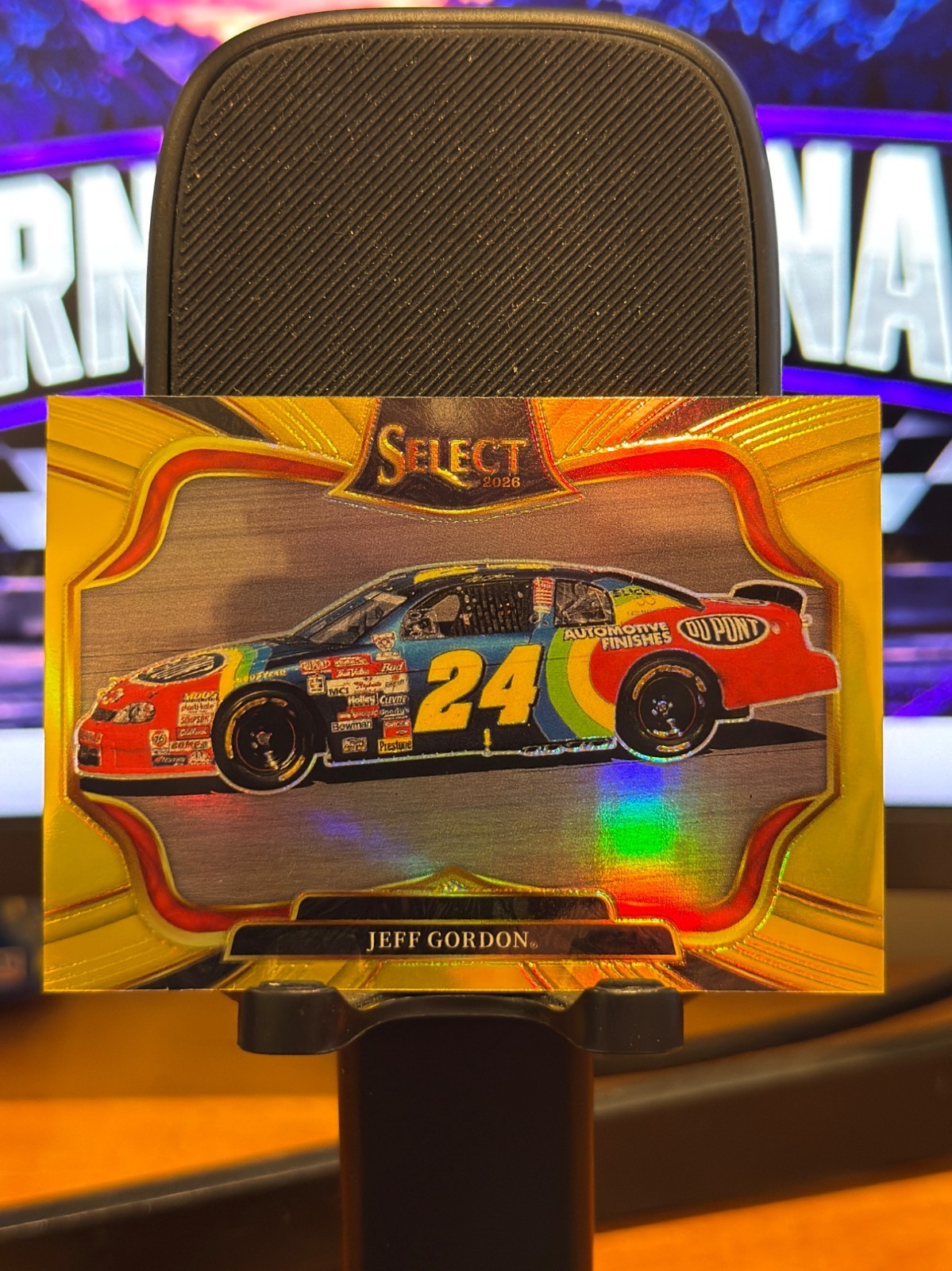 2026 Panini Select NASCAR Jeff Gordon Pit Road Gold Prizm 06/10 #196