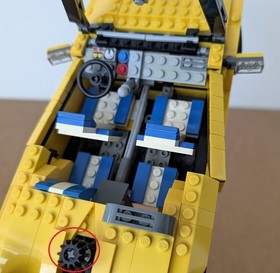 LEGO 5767 Creator Cool Cruiser Set Junk Missing Pieces Discolored