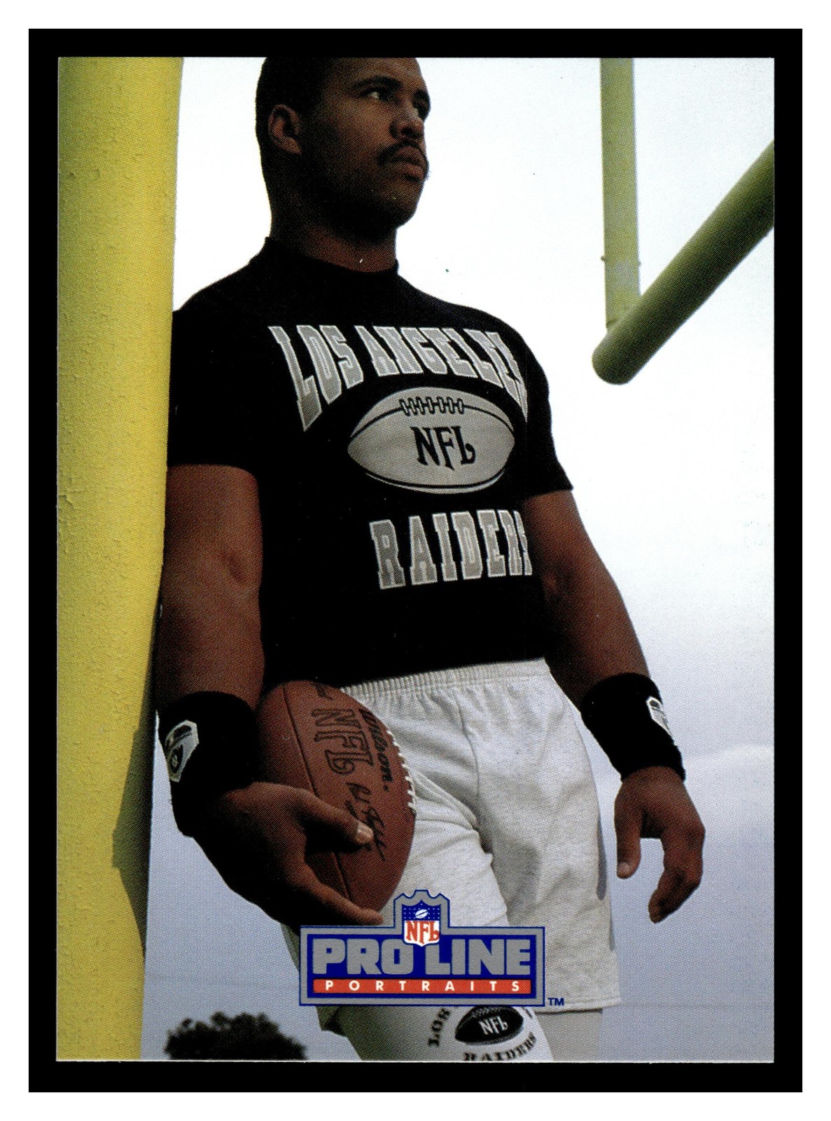 Steve Smith #100 1991 Pro Line Portraits Los Angeles Raiders