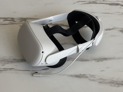 Excellent Working 256GB Meta Oculus Quest 2 Headset Only w/Elite Strap & More
