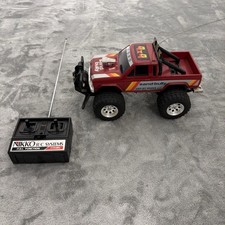 Nikko Ford Ranger Power Winch Rc 4x4 Red Sand Bully For Parts Or Repair