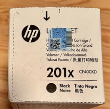 HP 201X CF400X Black High-Yield HP Color LaserJet Toner Cartridge OEM