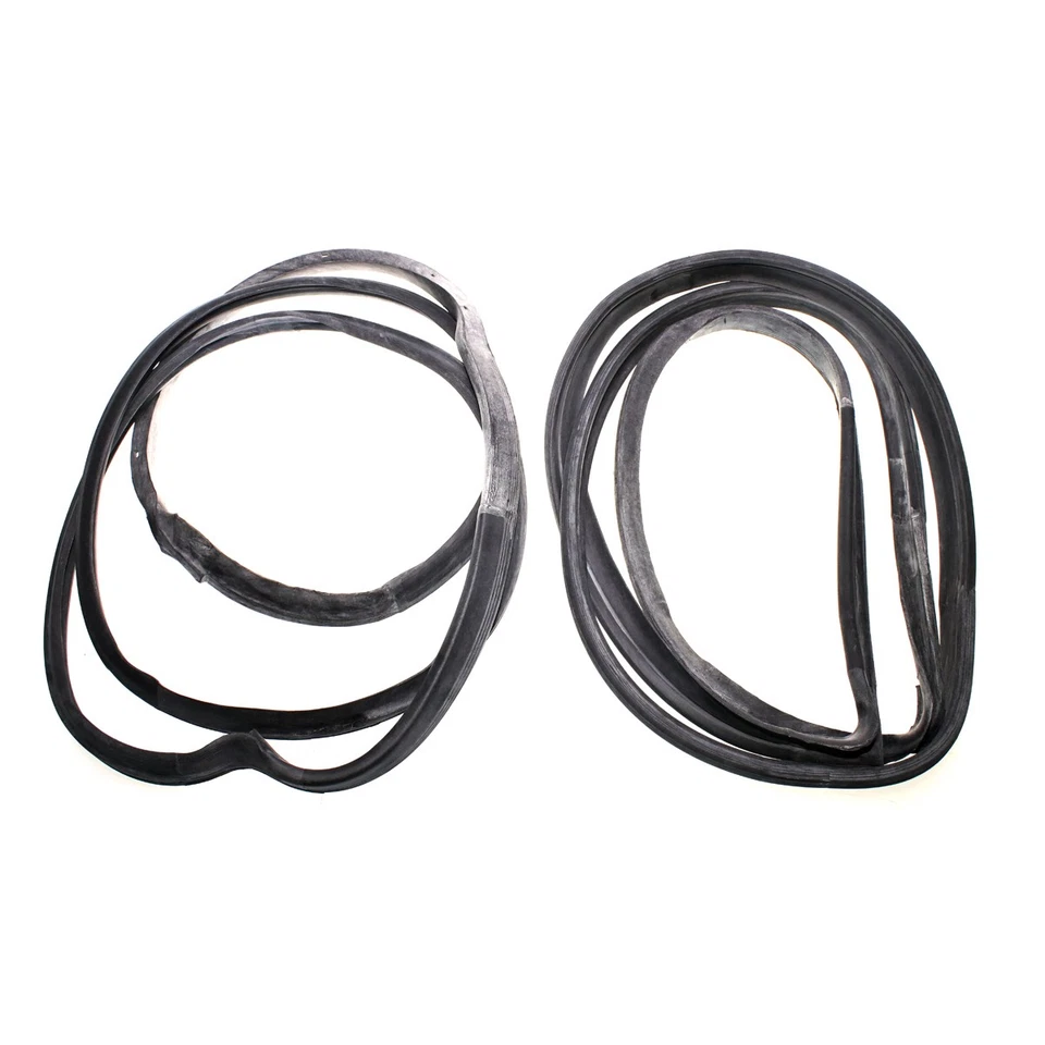 Par de tiras climáticas porta traseira ajuste Mercedes Benz Sedan W116 280S 350SEL 450SE 300SD - Imagem 3 de 4