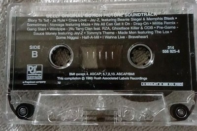 Belly [PA] by Original Soundtrack (Cassette, Nov-1998, Def Jam