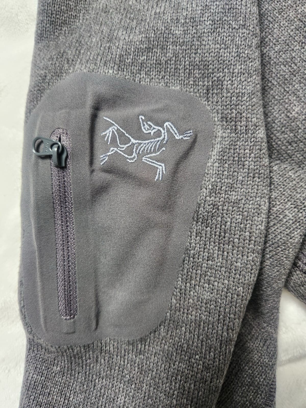 ARC'TERYX Arc’teryx Covert Jacket Full Zip Hoody Donna XL Grigio Felpa con Cappuccio Gorp Polartec