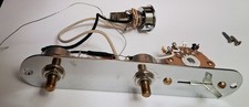 Telecaster loaded guitar control plate pots switch jack Tele chrome