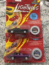 2 1995 Johnny Lightning Commemorative Custom Thunderbird Custom Mustang Lot