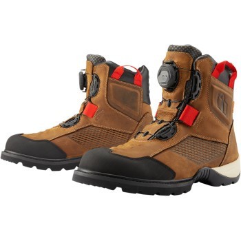 Icon Stormhawk Boots - Brown - Adult Size US 9.5