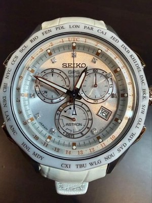 SEIKO ASTRON SBXB021 Limited 1000 GPS Solar White Dial Box Papers OH 2026