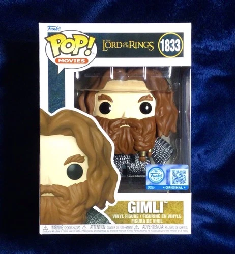 Funko Pop! The Lord of the Rings 1833 Gimli Funko Exclusive + Protector