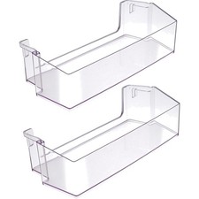 2-Pack Refrigerator Door Shelf Bins for Whirlpool - Easy Installation  Durable