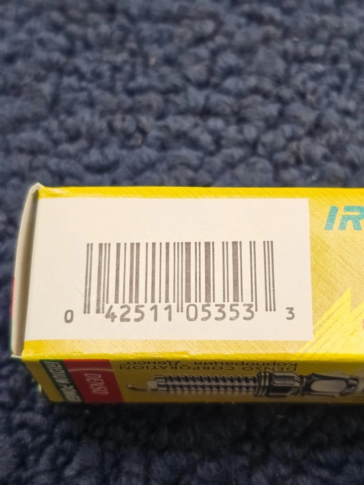 (CANTIDAD 4) Bujía de alimentación de iridio Denso 5353 IXUH22 para Kia Soul 2010-2011 Foto 3 de 4