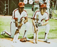 ED611 Dave Cash - Larry Bowa Phillies Middle 8x10 11x14 16x20 Oil Painting Photo