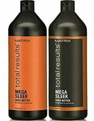 Matrix Total Results Mega Sleek Shampoo and Conditioner Duo 33.8 fl oz / 1 Liter