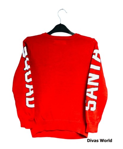 Kids Reindeer Jumpers 3D Nose Girls Boys Christmas Pullover Xmas Gift Primark - Picture 21 of 38