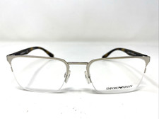 EMPORIO ARMANI EA 1062 3015 53-19-140 Silver Half Rim Eyeglasses Frame DA42