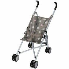 Baby Doll Foldable Pink / Blue Stroller Buggy Jogger Dolls Pram Accessories Toy