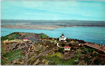 Aerial View Point Loma Cabrillo National Monument California Postcard