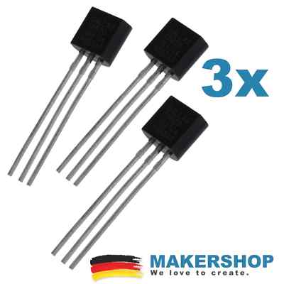3x DS18B20 Temperatur Sensor 1wire Arduino Raspberry Pi