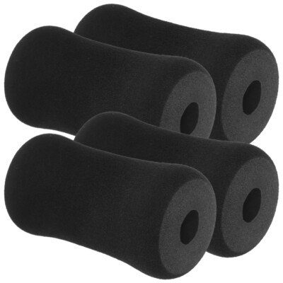 4Pcs Gym Equipment Replacement Pads Foam Foot Rollers Sleeve