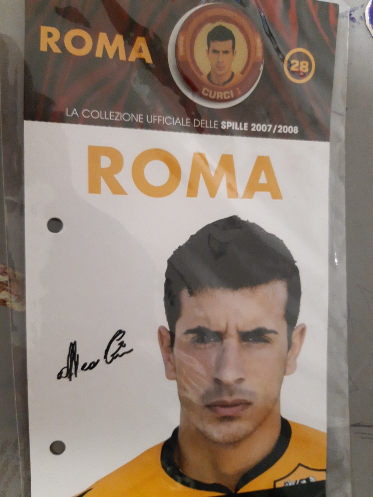 Épingles AS ROMA Épingle Pins 2007/2008 N°28 GIANLUCA CURCI | eBay