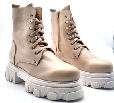 Schuhe Stiefel Damen Gianni Renzi Used-Effekt Vintage