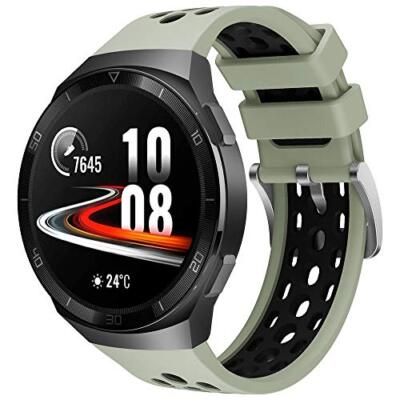 FTRONGRT Cinturino In Silicone Per Huawei Band 7, Ricambio Morbido E Regolabile, Nero