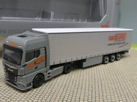 1/87 Herpa Man Tgx Gx Km Cargo Gardinenplanen Sattelzug 953261