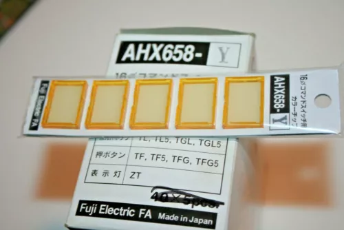 AHX658-Y  Fuji  Color Cap  1 PACKAGE   5 pcs YELLOW
