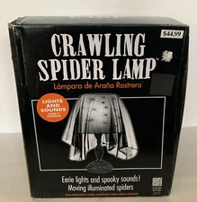 Halloween Animated Crawling Spider Lamp Lights Sounds Tekky Toys Original Box