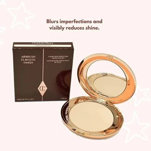 New Charlotte Tilbury Airbrush Flawless Finish Powder 2 Medium