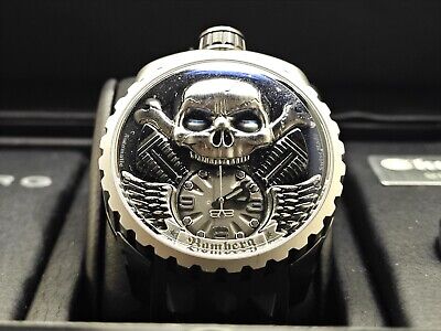 BOMBERG - RARE - LIMITED 250 SKULL RIDER BLACK - BOLT-68 BOMBERG - RARE - LIMITED 250 SKULL RIDER BLACK - BOLT-68