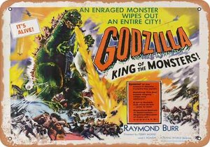 Godzilla Sign | eBay