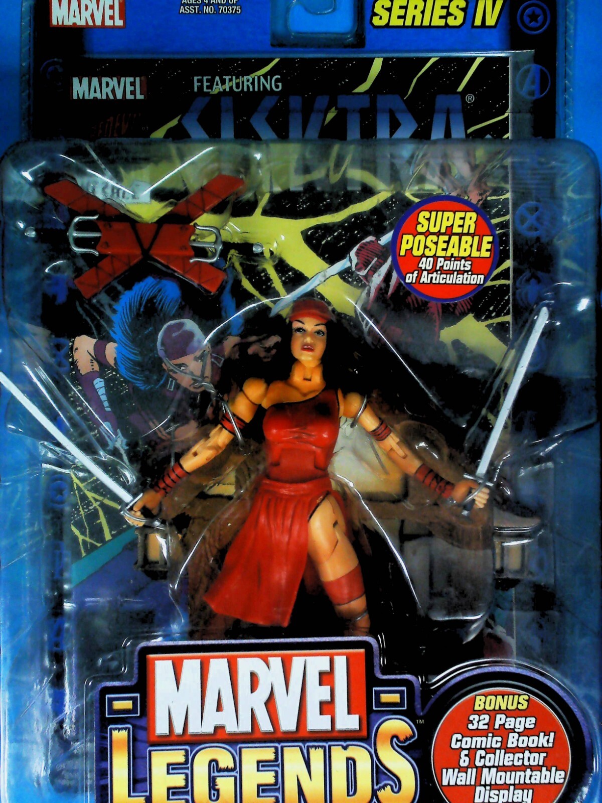 Marvel Legends Series IV Elektra Action Figure 5010996244406| eBay