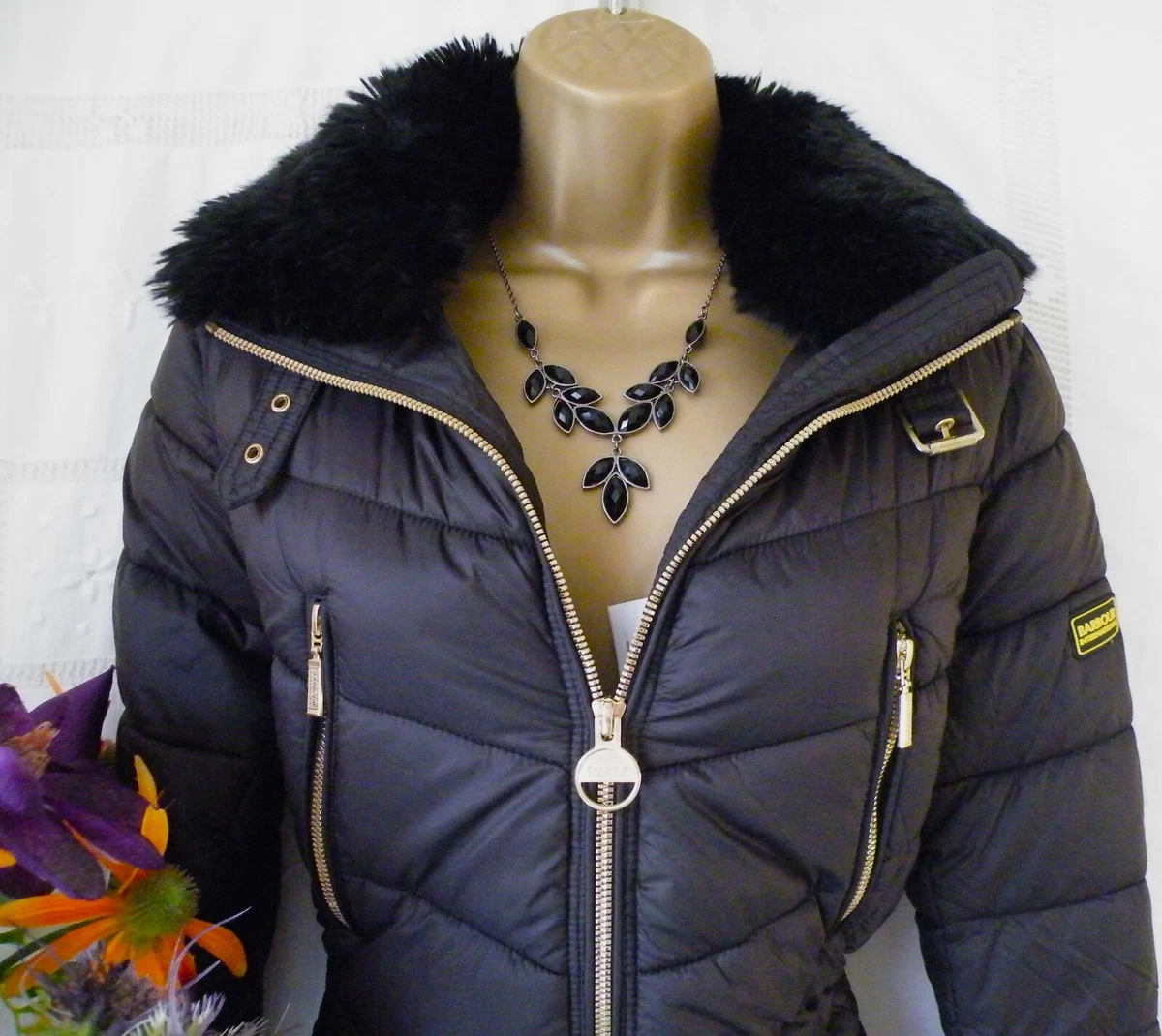 Barbour autocross quilted jacket discount