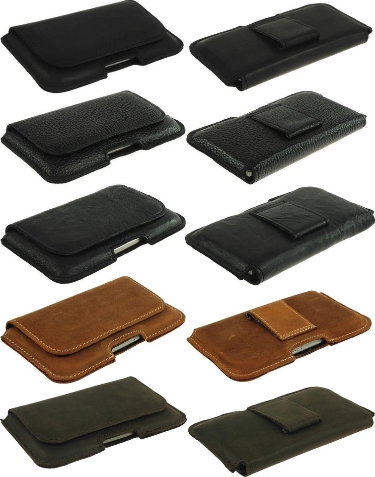 RICARDSSON CLASSIC WAIST POUCH MADE OF GENUINE LEATHER CASE COVER FOR IPHONE - Image 3 of 4