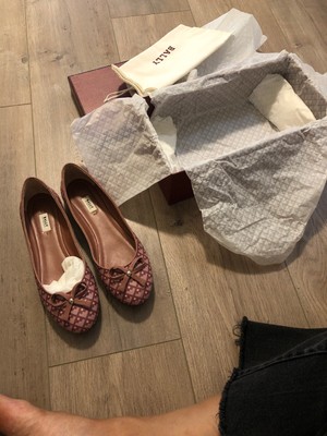 bally ballerina flats