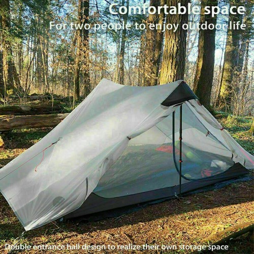 3FUL GEAR Lanshan 1/2Person Outdoor Hiking Tent Ultralight Camping Tent 3 Season - Picture 5 of 52
