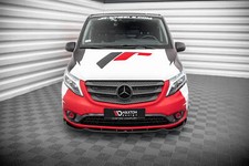 Cup Spoilerlippe Front Ansatz V.1 passend f&uuml;r Mercedes Vito W447 FL schwarz Hoch