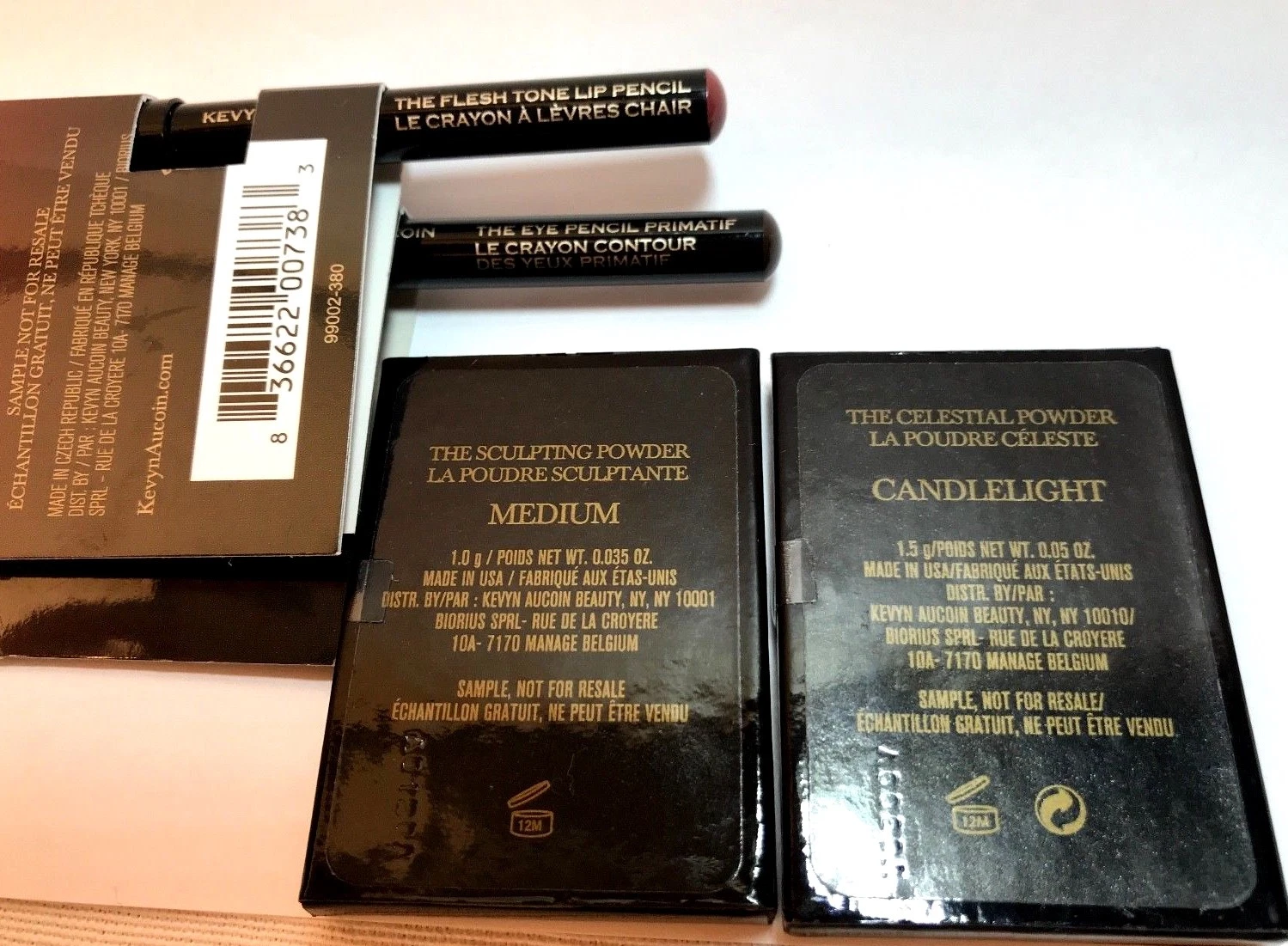 KEVYN AUCOIN Eye & Lip Pencils, Sculpting and Celestial Powders - TRAVEL SET