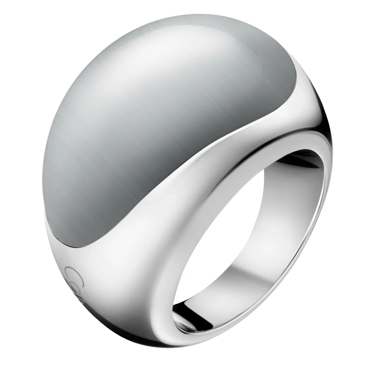 Calvin klein ring silver deals