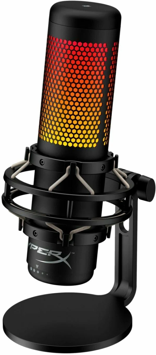 HyperX QuadCast S – RGB USB Condenser Microphone for