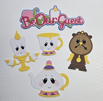 Beauty and the Beast Inspired Characters. Scrapbook, Card making Paper Piecing