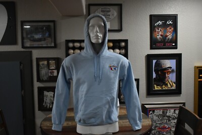Howling Wolf Clothing Red White Blue Howling Wolves Light Blue Fun Hoodie L
