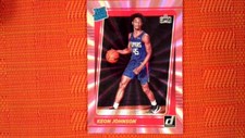 2021-22 Donruss Basketball #242 Keon Johnson Pink Holo Laser Rated Rookie