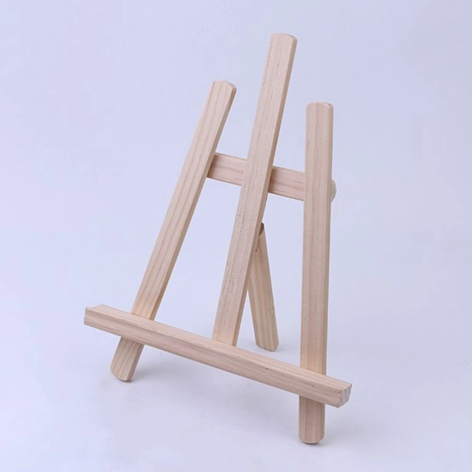 Wooden Easel Stand Drawing Stand Wood Wooden Tabletop Easel Message Board Stand - Image 3 of 4