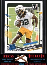1-2023 Donruss Lew Nichols III Green Bay Packers #335