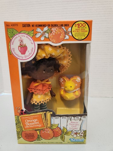 Vintage Orange Blossom w/ Marmalade Doll 1981 Kenner Strawberry Shortcake 43070