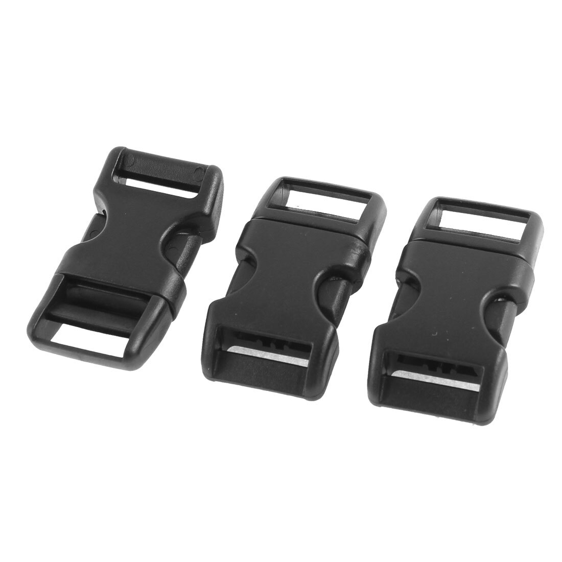 Pcs Plastic Clasp Side Release Buckle Black for Width Belt